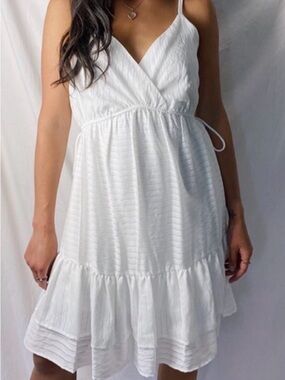 Ces Femme White Midi Sundress